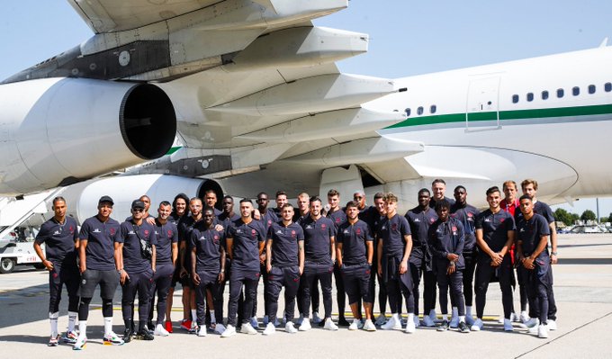 Neymar viaja con el PSG a China para la pretemporada (Twitter @PSG_inside)