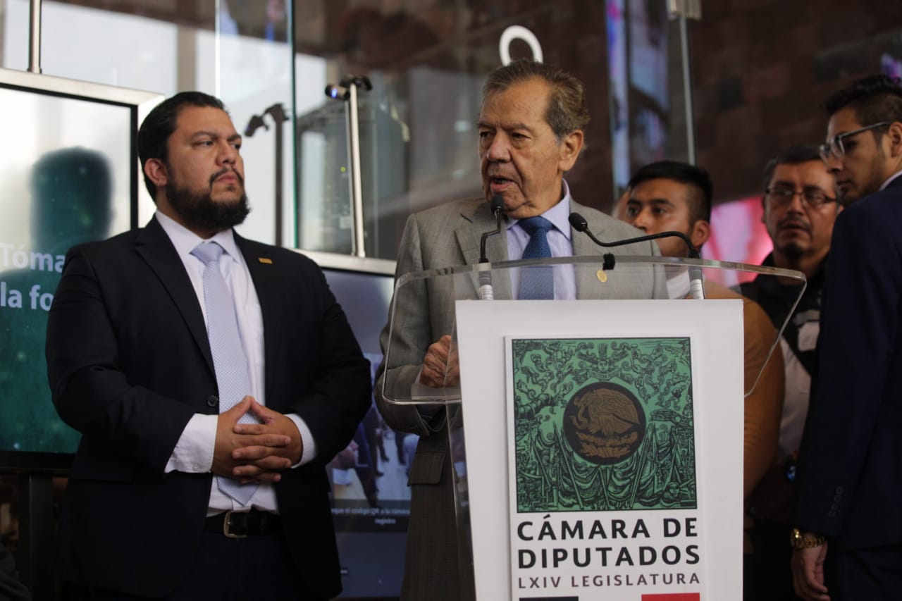 Porfirio Muñoz Ledo, presidente de la Cámara de Diputados (Omar Franco)