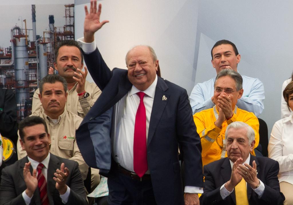 El secretario general del Sindicato de Trabajadores Petroleros de la República Mexicana, Carlos Romero Deschamps. (Cuartoscuro Archivo)