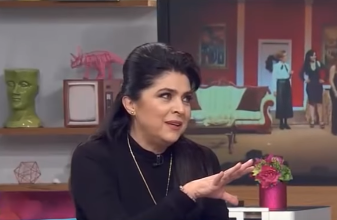 Vctoria Ruffo en el programa 'Hoy' (YouTube).