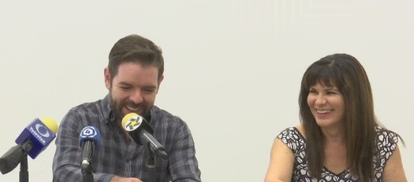 Amador Rodríguez, director del IMUVI y Graciela Amaro directora de IMPLAN
