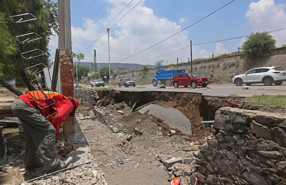 Daños de tormenta en Santa Anita, Tlajomulco (Fernando Carranza).
