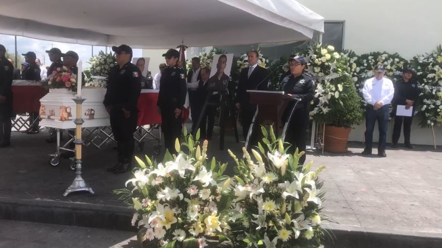 Despiden a elementos de policía asesinados en San Miguel de Allende