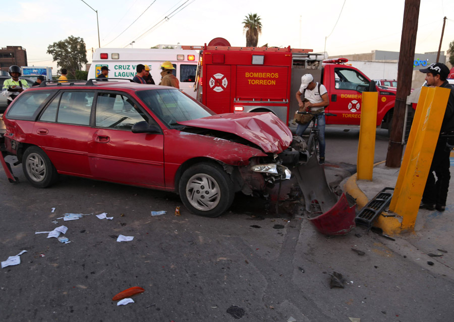 Hasta junio se han registrado 2 mil 750 accidentes viales en Torreón. (Notivox Digital)
