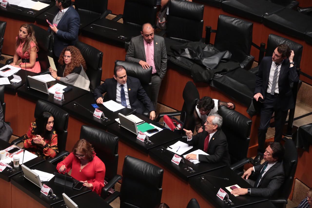 El pleno del Senado en sesión de la Comisión Permanente (Jesús Quinatanar)