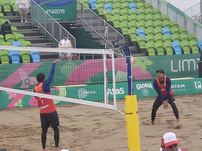 México se impuso Canadá en el voleibol de playa (Twitter: CONADE)