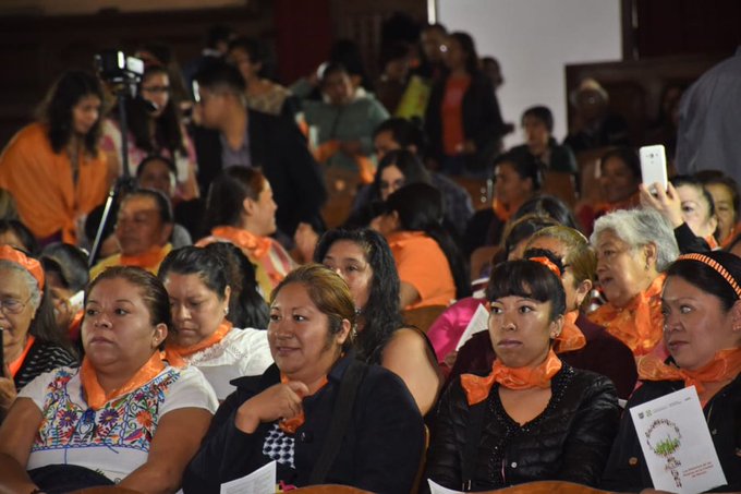 Mujeres indígenas. (Tomado de @SEPICDMX)