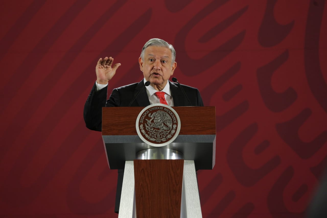 AMLO se refirió a diferentes temas en su conferencia de prensa. (Omar Franco)