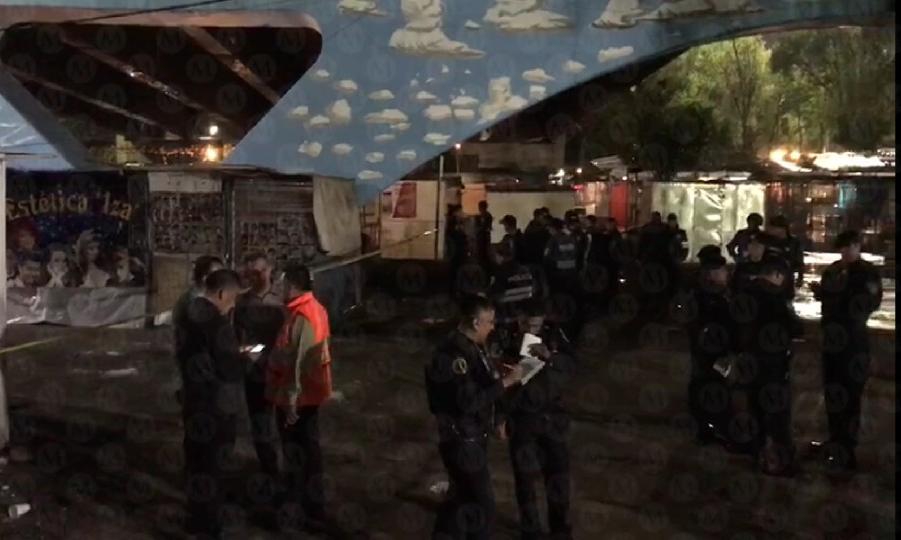 Un elemento de la Policía Federal asaltado, por lo que al defenderse hirió a cuatro personas. (Jorge Becerril)