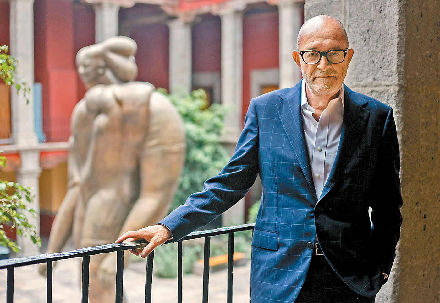 Jorge Gamboa de Buen, encargado del organismo creado por el pintor mexicano. (Araceli López)