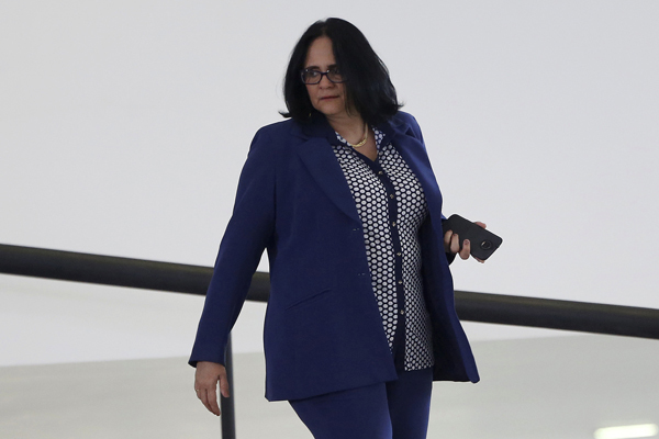 Damares Alves, ministra de la cartera de Mujer, Familia y Derechos Humanos. Reuters