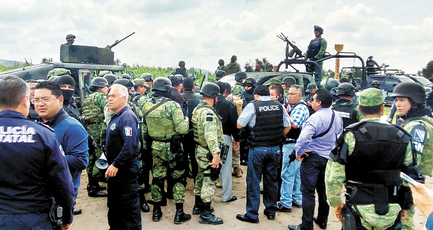 Operativo en Tepeaca. (Especial)