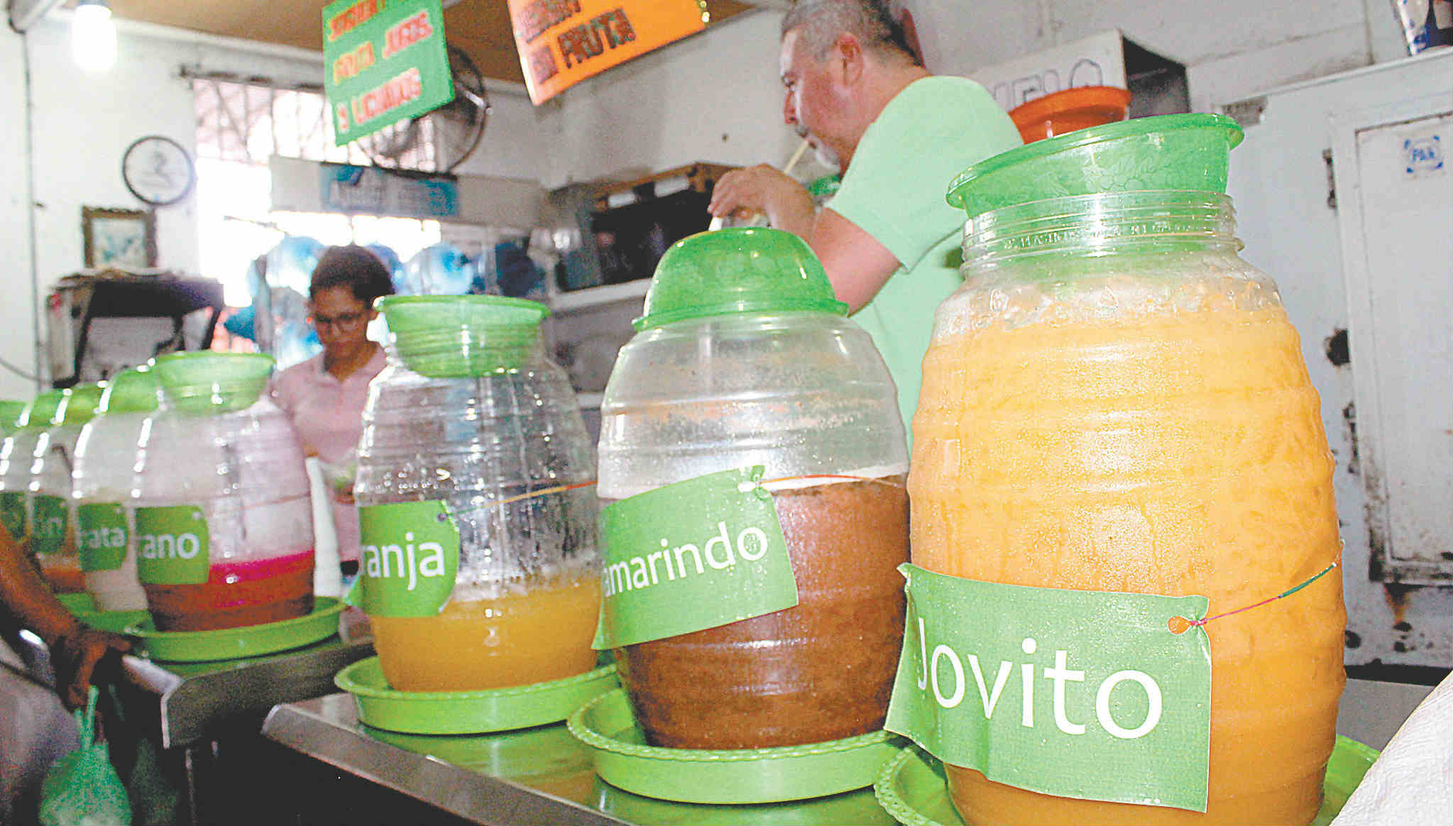 Aguas de sabor. (Yazmín Sánchez).