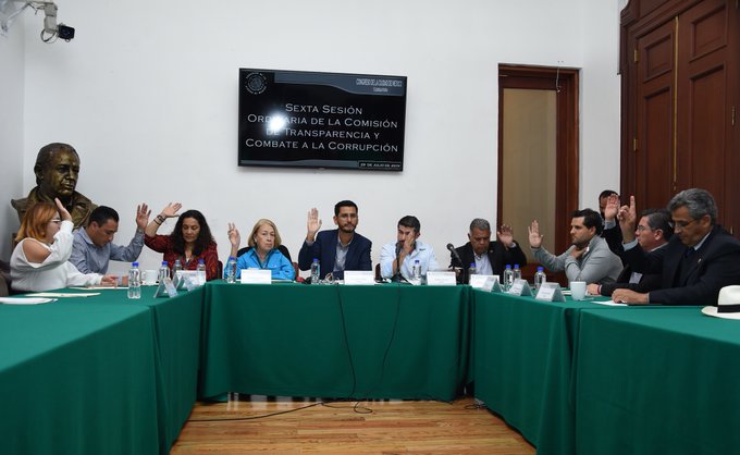 Comisión de Transparencia y Combate a la Corrupción. (Tomado de @Congreso_CdMex)