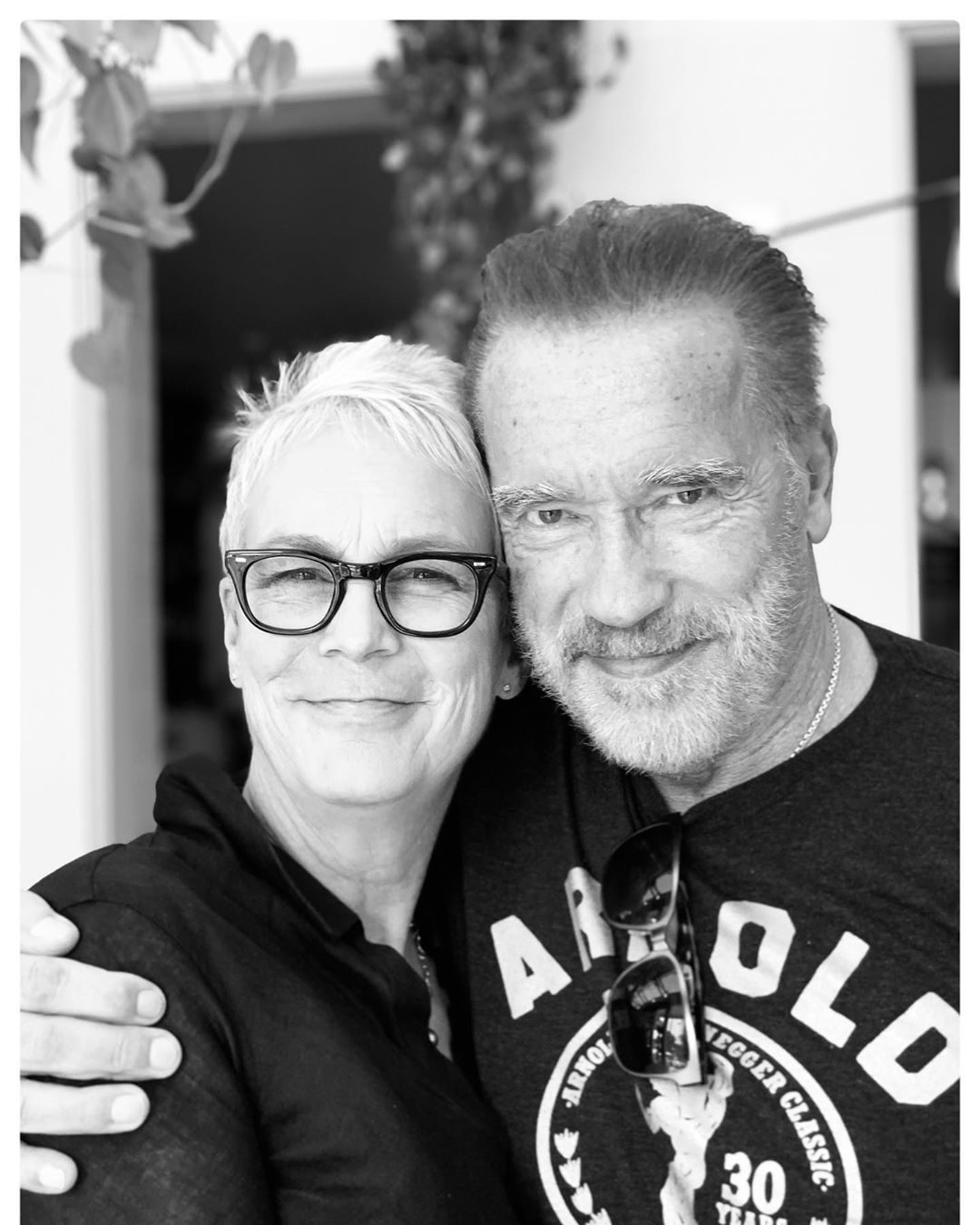 Jamie Lee Curtis y Arnold Schwarzenegger se reencuentran (Instagram).