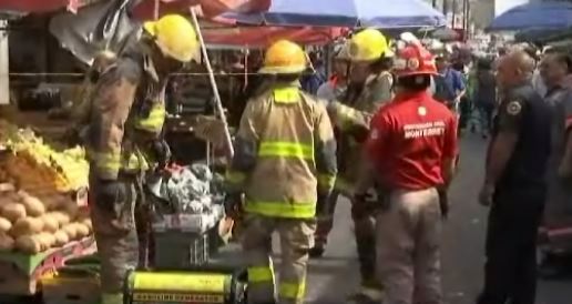 El accidente ocurrió en un  negocio de elaboración de frituras en calle Colegio Civil, en Monterrey (Foto: Especial)