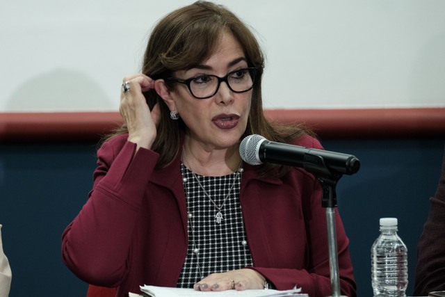 Acusan a Yeidckol Polevnsky de poner en riesgo el proceso interno de Morena/Cuartoscuro.