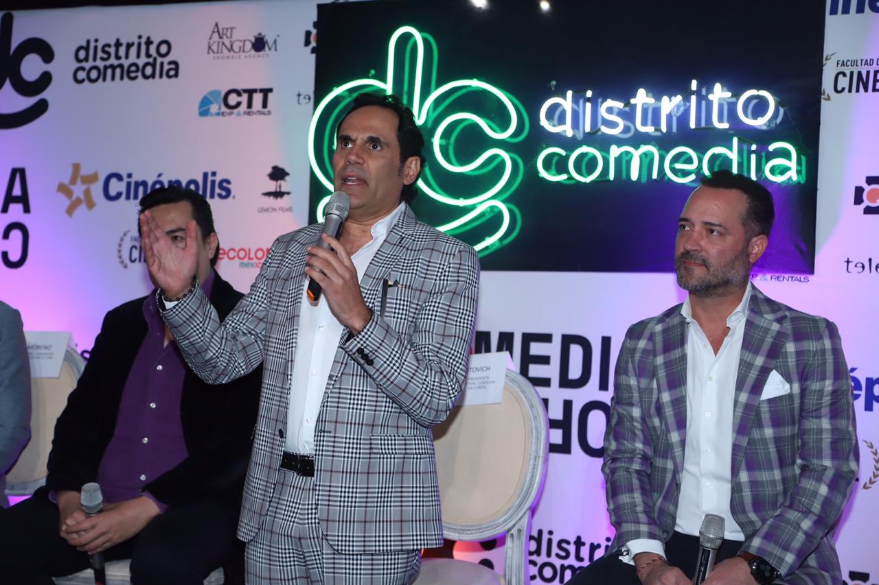 Conferencia de prensa del Festival Comedia en Corto (Édgar Negrete).