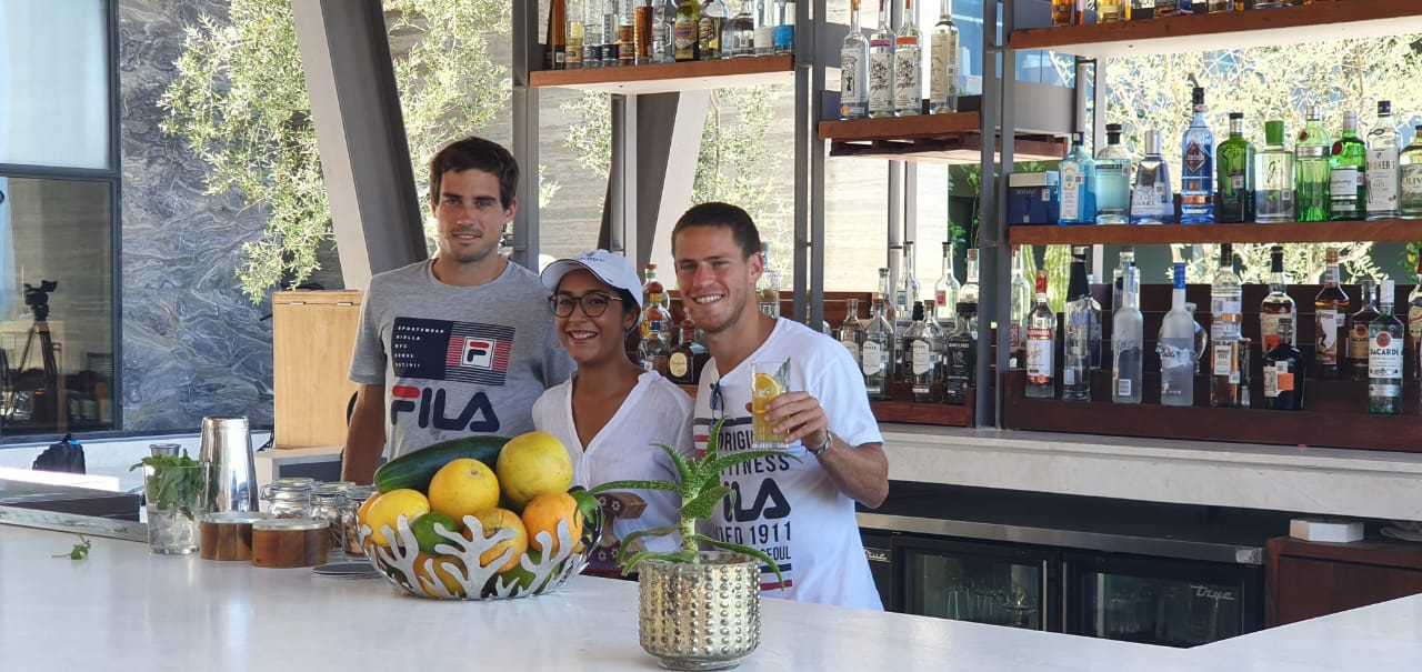Diego Schwartzman y Guido Pella (Zeltzin Zamora)