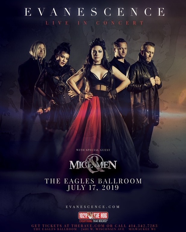Evanescence tocará en el KnotFest Meets ForceFest 2019 (Instagram).