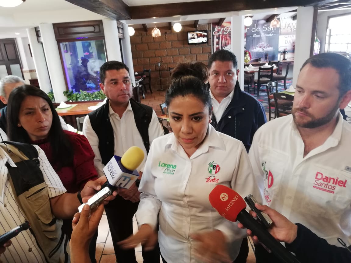 Lorena Piñón, aspirante a la dirigencia al Comité Ejecutivo Nacional del PRI. (Alejandro Reyes)