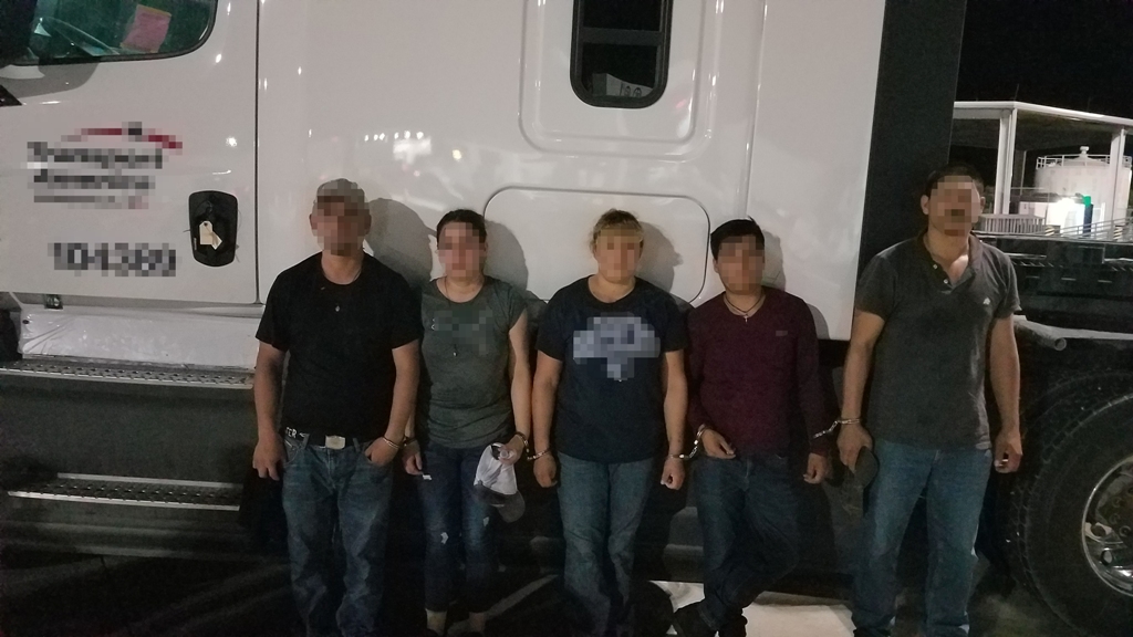 Migrantes asegurados. (Especial)