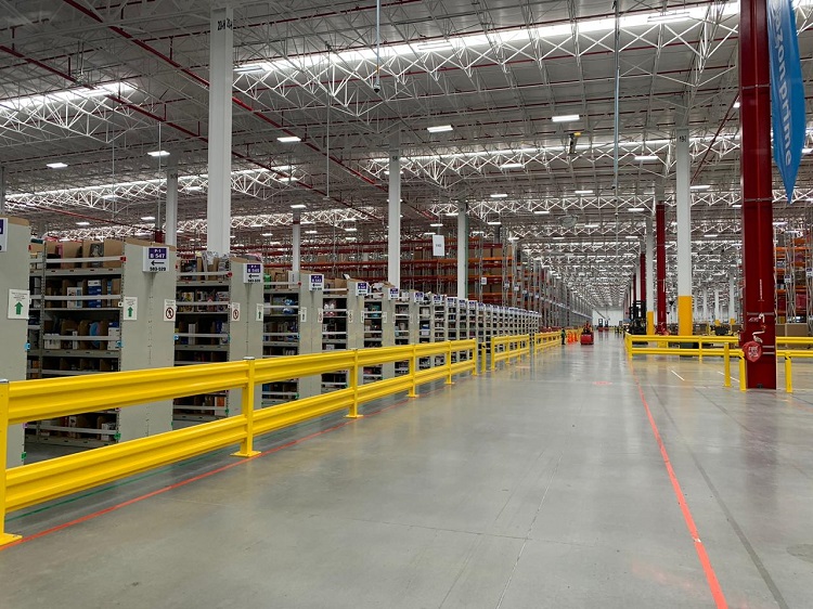 El Cedis de Amazon en EdoMex mide más de 100 mil metros cuadrados. Foto: Maureen Cruz