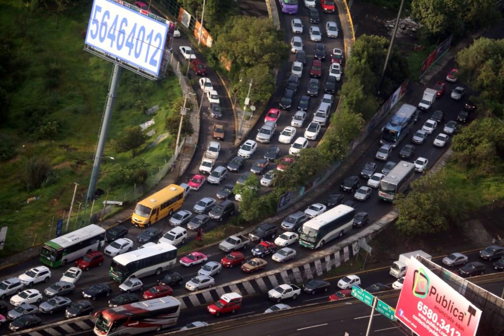 Caos vial en CdMx. (Archivo Cuartoscuro)