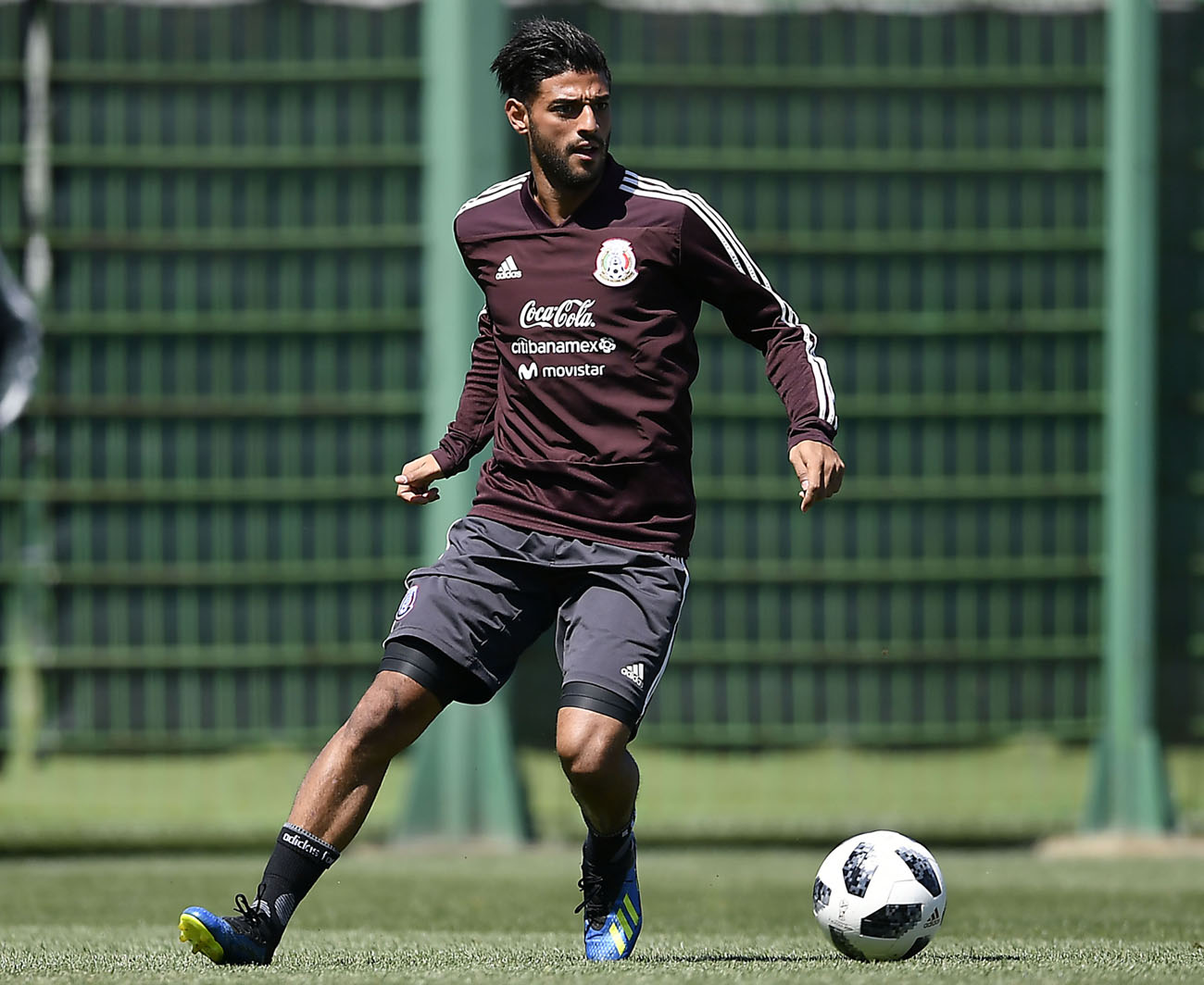 Carlos Vela, en un entrenamiento de selección mexicana. (IMAGO7)