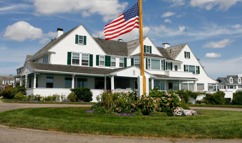 El complejo de la familia Kennedy en Hyannis Port, Massachusetts. (AP)