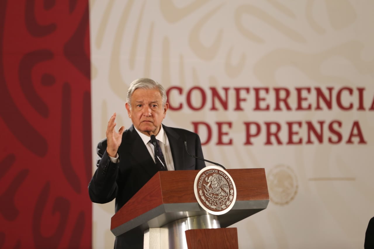 Conferencia matutina de AMLO (Foto: Javier Ríos)