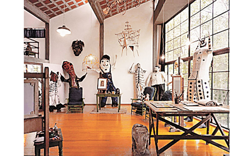 El lugar de trabajo y vivienda es determinante para la producción de muchos artistas. (Especial)