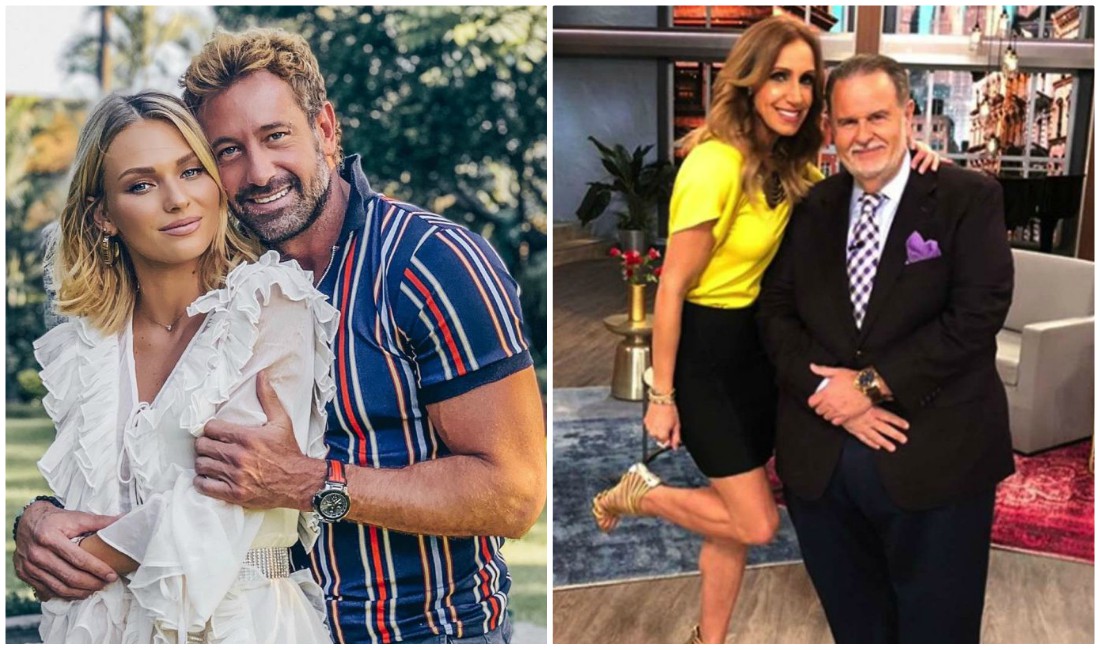 Raúl de Molina y Lili Estefan aseguraron que fue Irina Baeva quien no quiso quedarse a la entrevista (Especial).