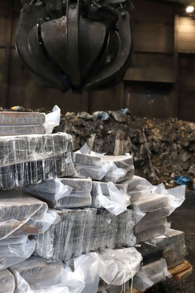 La cocaína confiscada en Hamburgo venía procedente de Uruguay. (AFP)