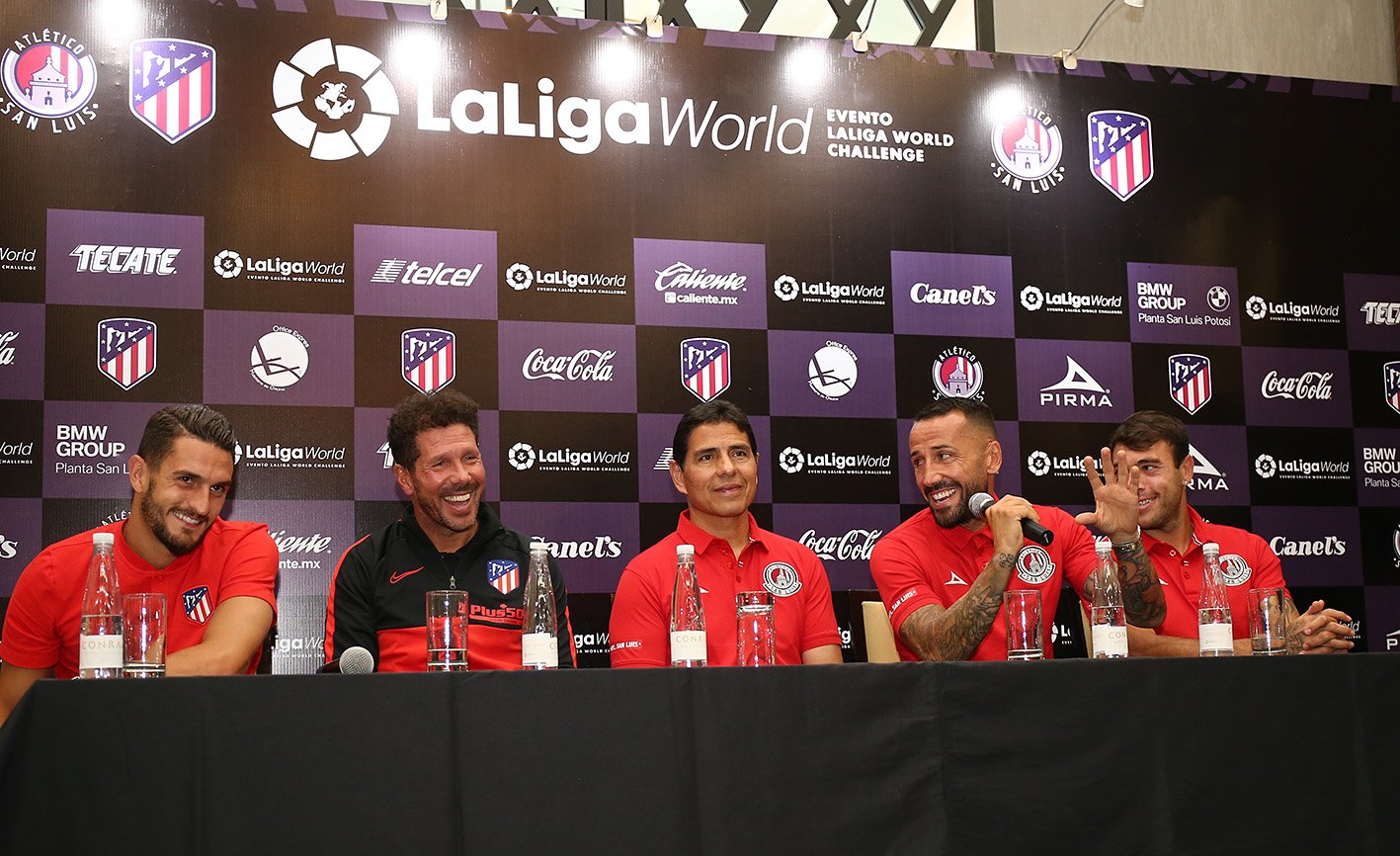 "Héctor Herrera es un jugador con experiencia, jugará el que esté mejor": Diego Simeone (@Atleti)