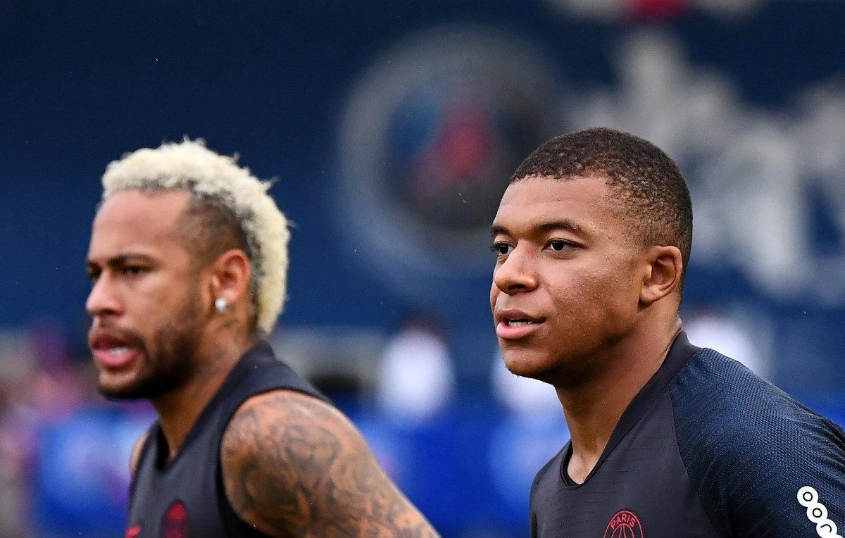 Kylian Mbappé y Neymar, jugadores del PSG (Reuters)