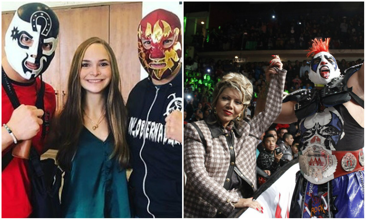 Sofía Alonso y Marisela Peña (Instagram: @sofiaalonsocmll/www.luchalibreaaa.com)