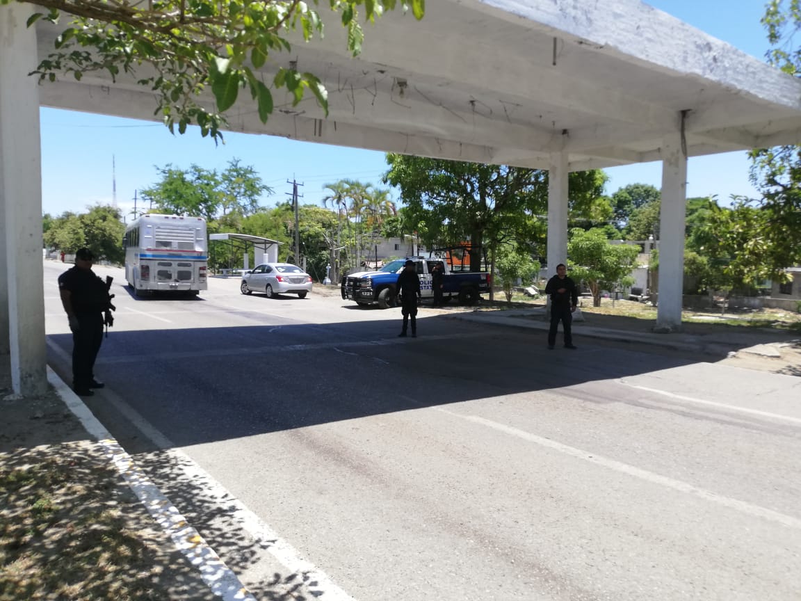 Filtro de seguridad en Tampico.