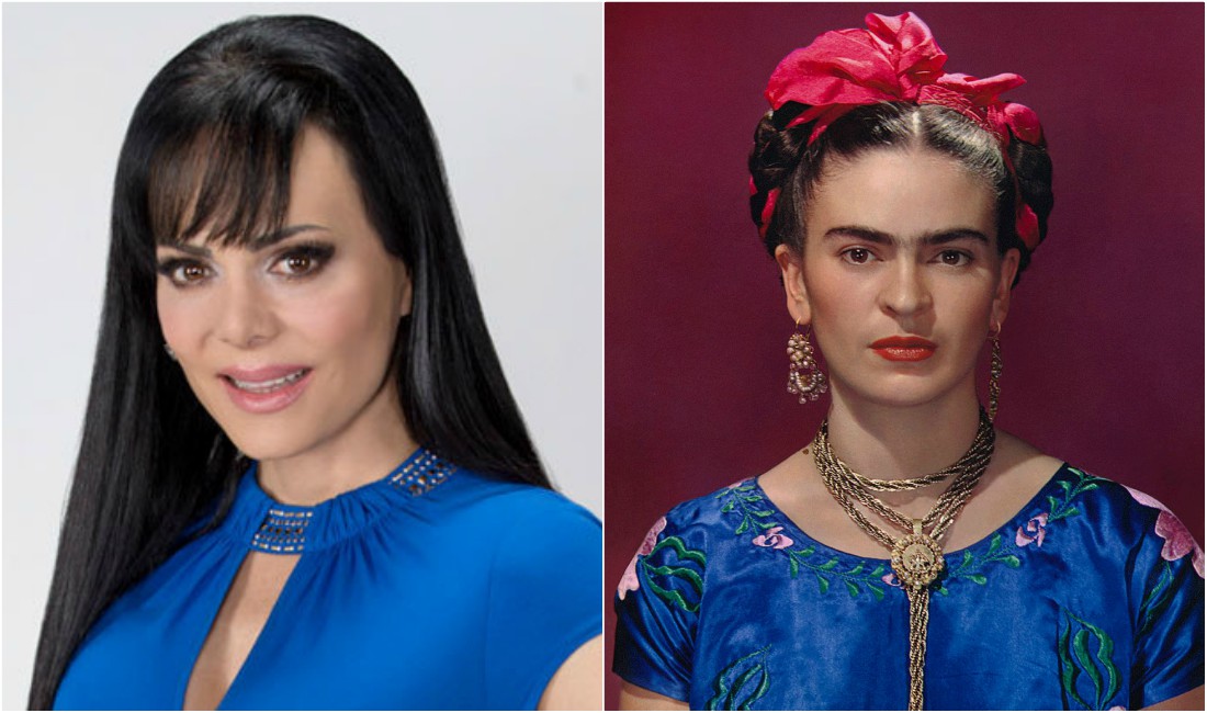 Maribel Guardia se caracterizó como Frida Kahlo y compartió la fotografía en sus redes sociales (Especial).