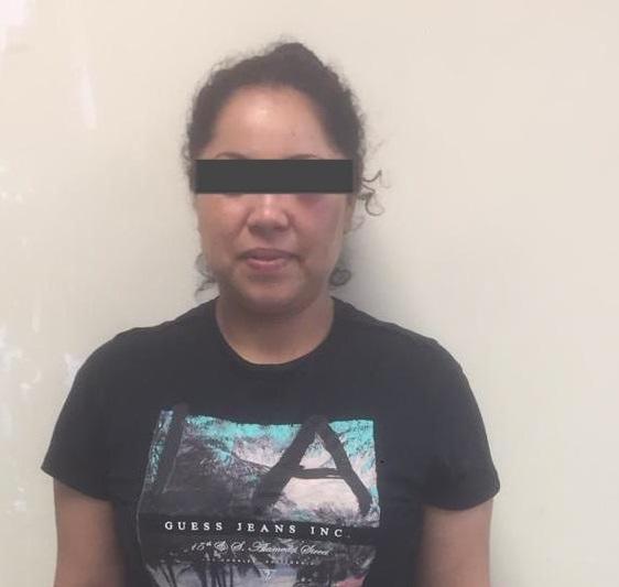 No se dio a conocer la identidad de la detenida. Foto: Especial.