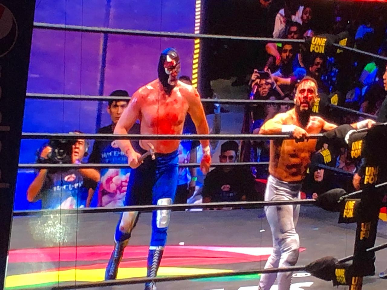 Dr Wagner y Blue Demon Jr dieron un gran espectáculo en Triplemanía (especial)