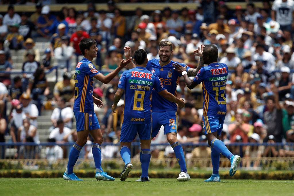 La escuadra regiomontana celebra el único tanto del encuentro (Imago7)