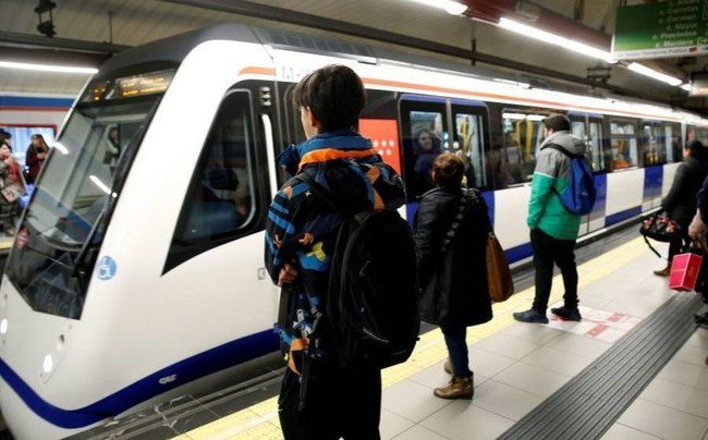 Metro en Madrid