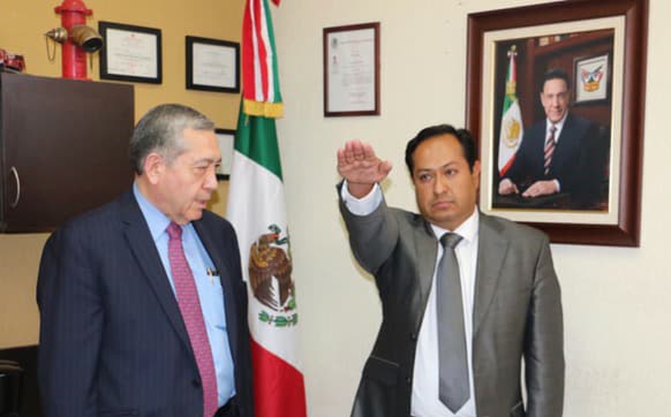 Jorge Lucio rindió protesta hace unos meses al cargo que dejó. (Cortesía)