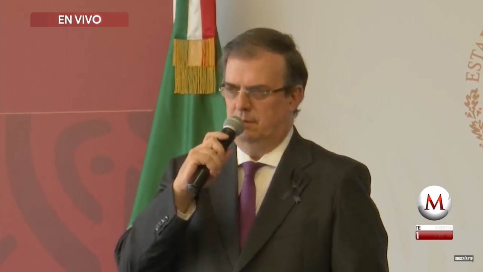 Marcelo Ebrard, secretario de Relaciones Exteriores.