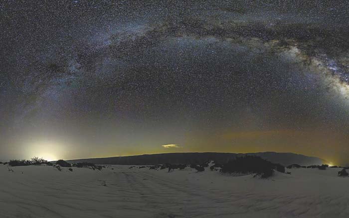 Las noches de Luna nueva fueron especialmente claras en esta región de Coahuila