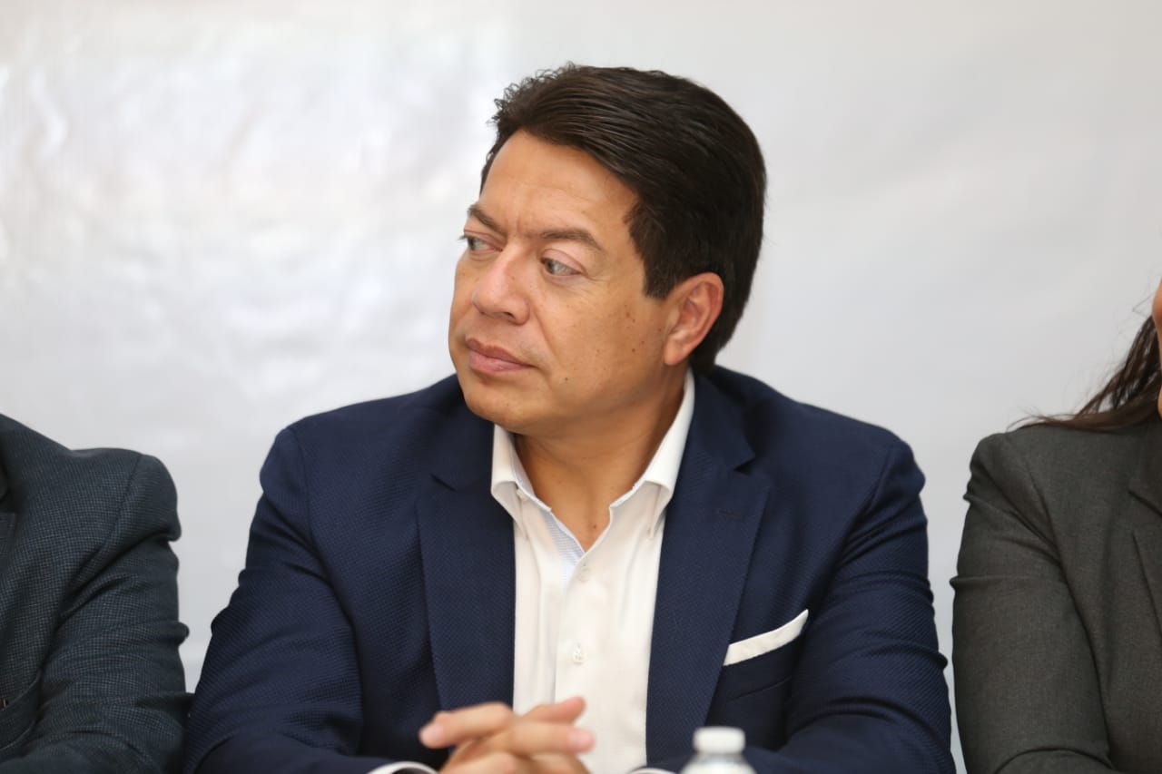 Mario Delgado Carrillo, coordinador de la bancada de Morena en el Congreso de la Unión. (Jorge Sánchez)