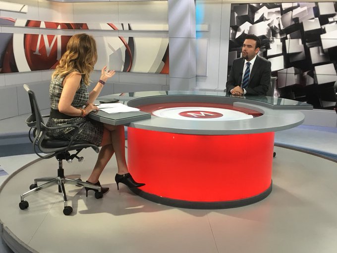 Silem García, vocero de la Luz del Mundo. (Tomada de @azucenau)