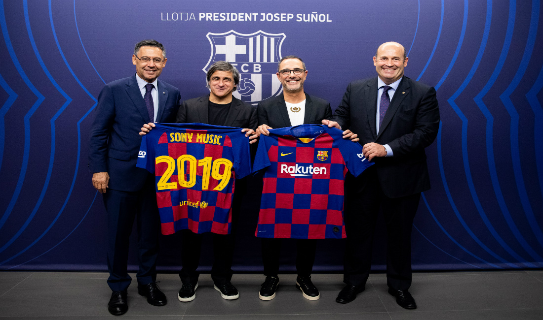 El club FC Barcelona y Sony se aliaron para crear una plataforma, en la cual la música y el deporte sea la prioridad (Cortesía).