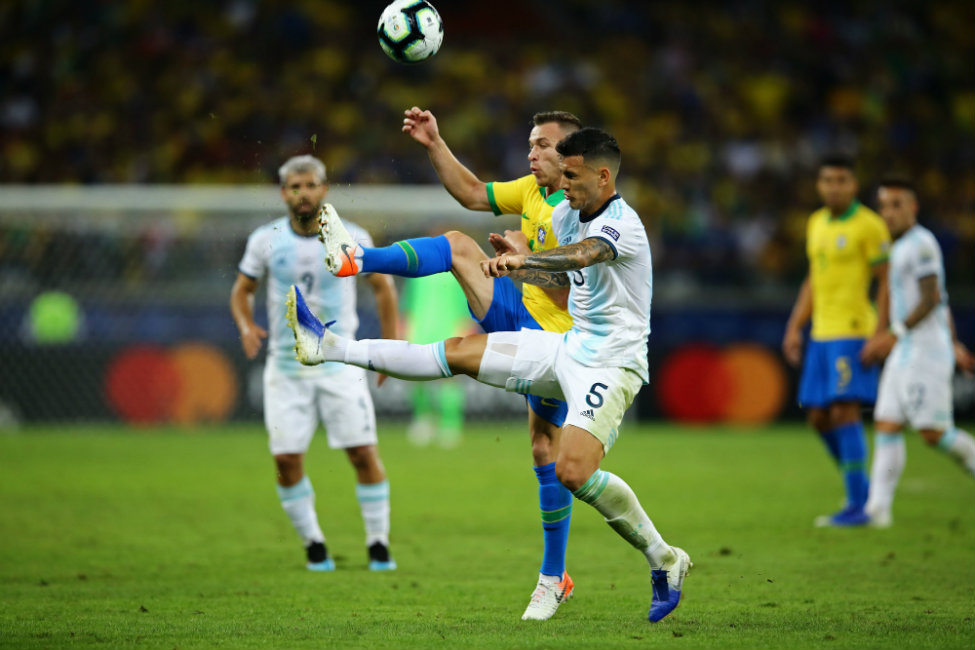 Duelo entre Brasil y Argentina en la Copa América (Mexsport)